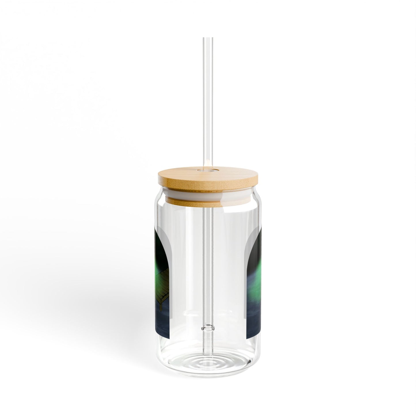 "The Green Light Calling" Sipper Glass, 16oz