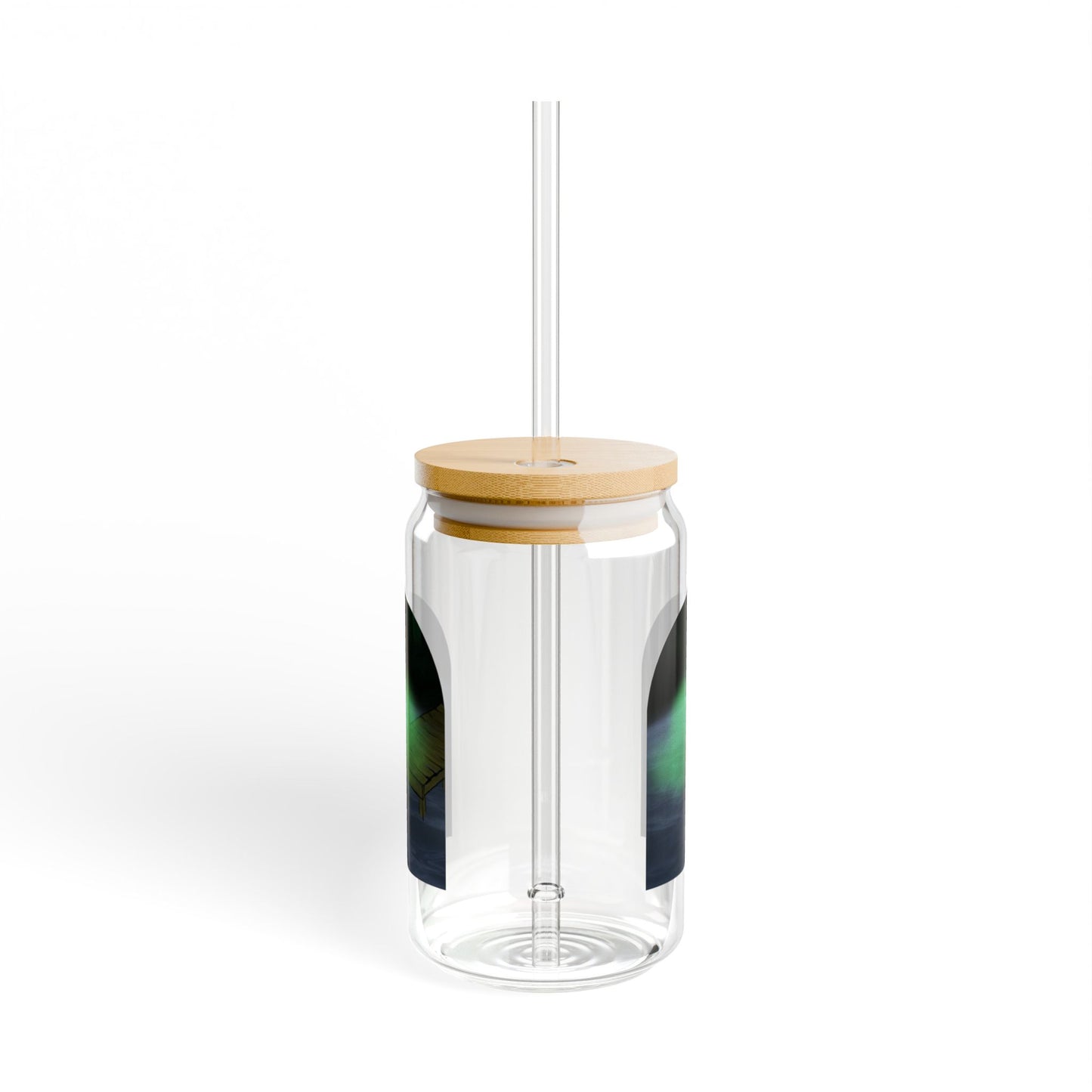 "The Green Light Calling" Sipper Glass, 16oz
