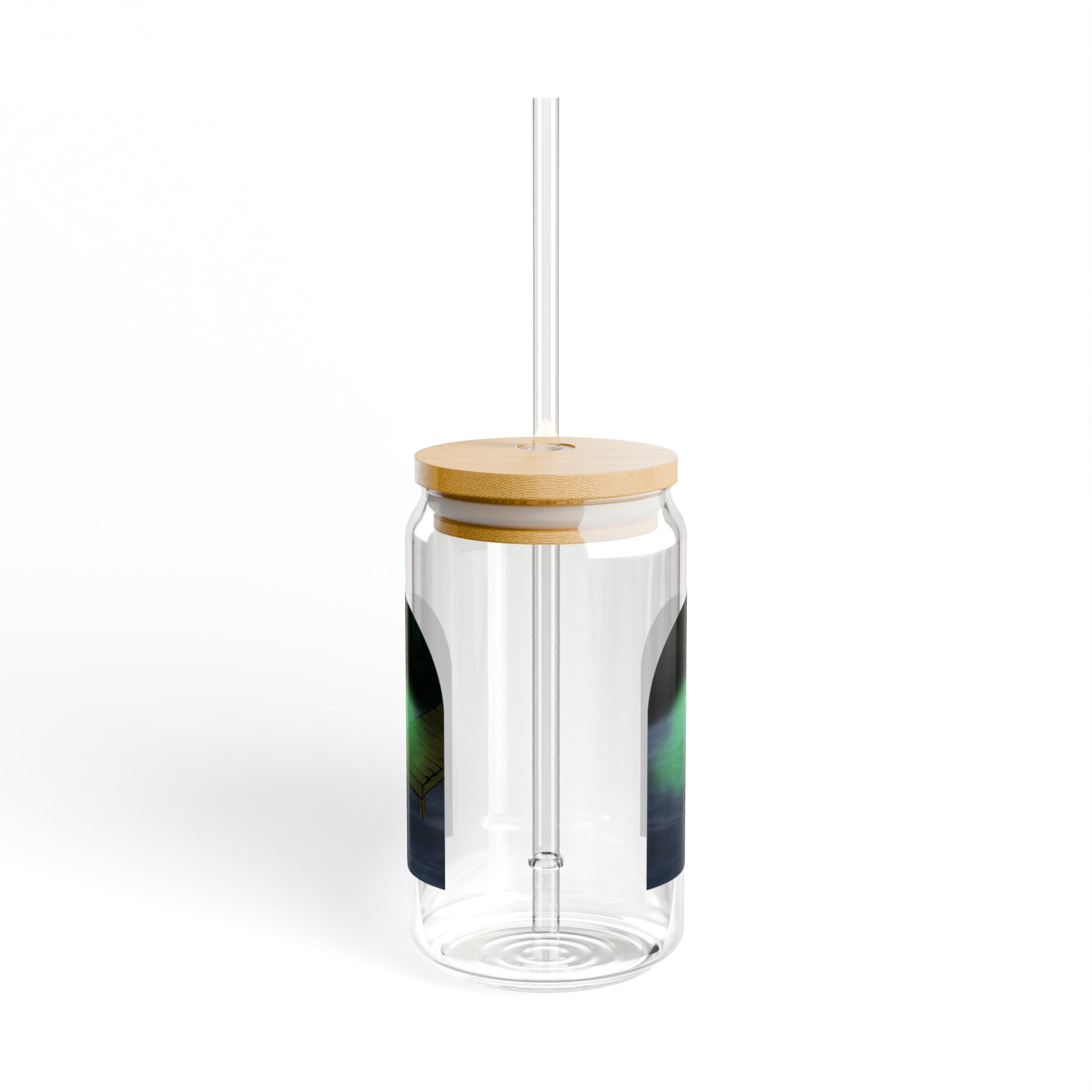 "The Green Light Calling" Sipper Glass, 16oz