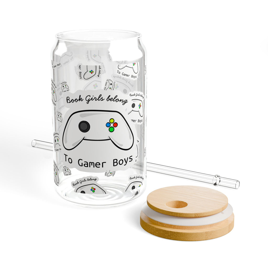 "Gamer Boy" Sipper Glass, 16oz