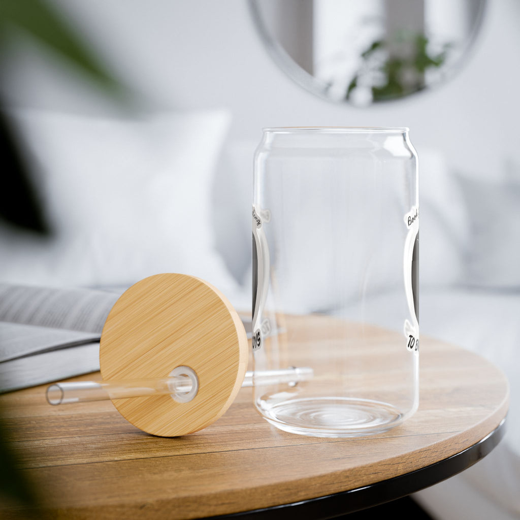 "Biker Boy" Sipper Glass, 16oz