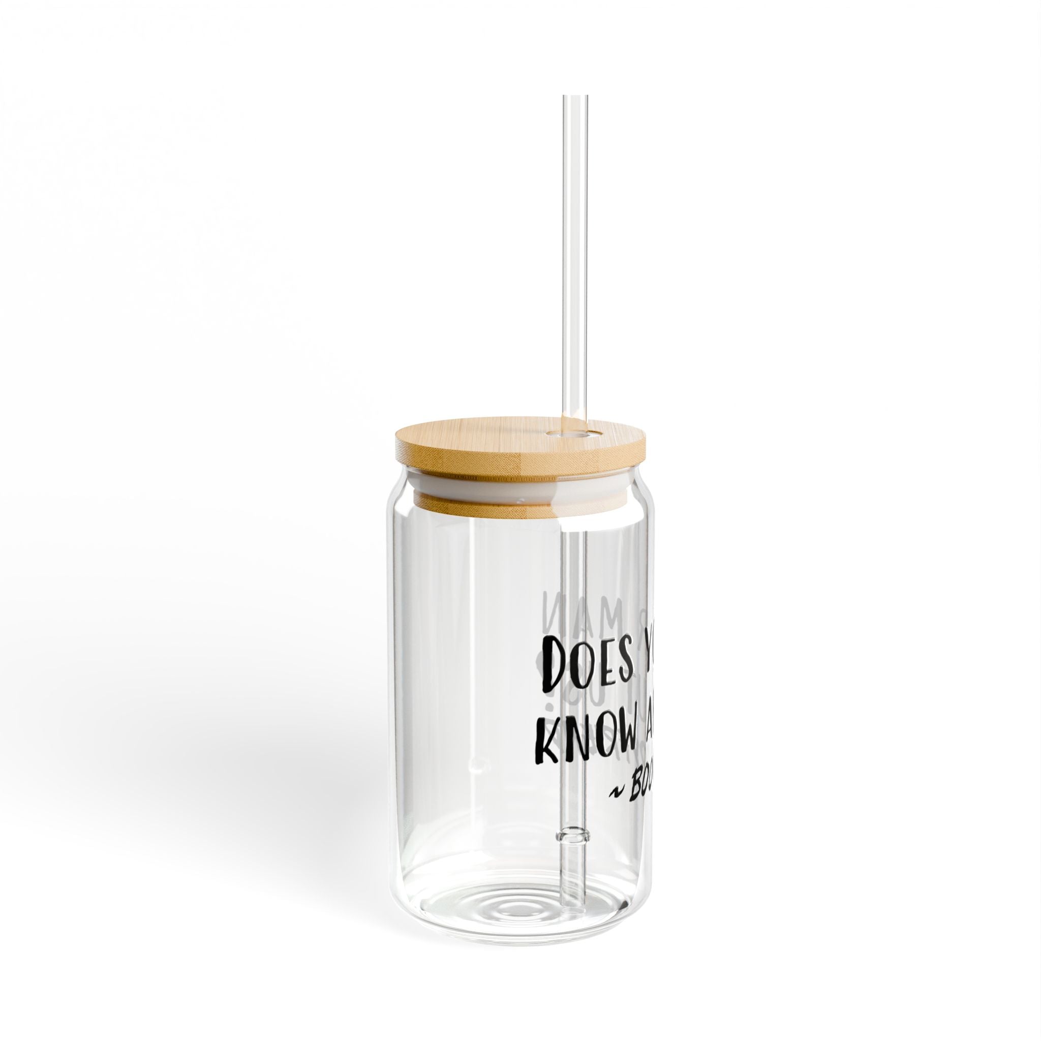 "Book Boyfriend" Sipper Glass, 16oz