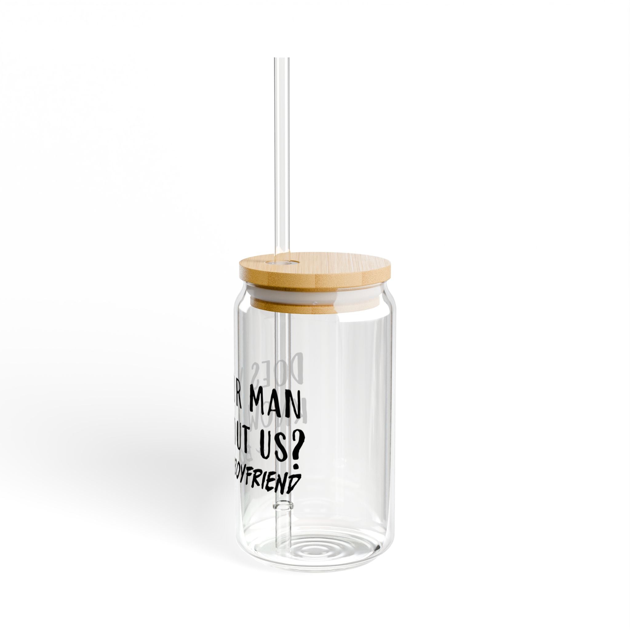 "Book Boyfriend" Sipper Glass, 16oz