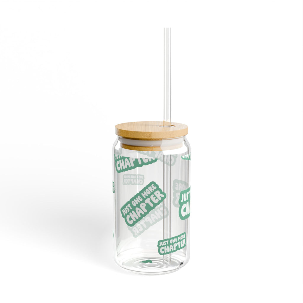 "Just One More Chapter" Sipper Glass, 16oz