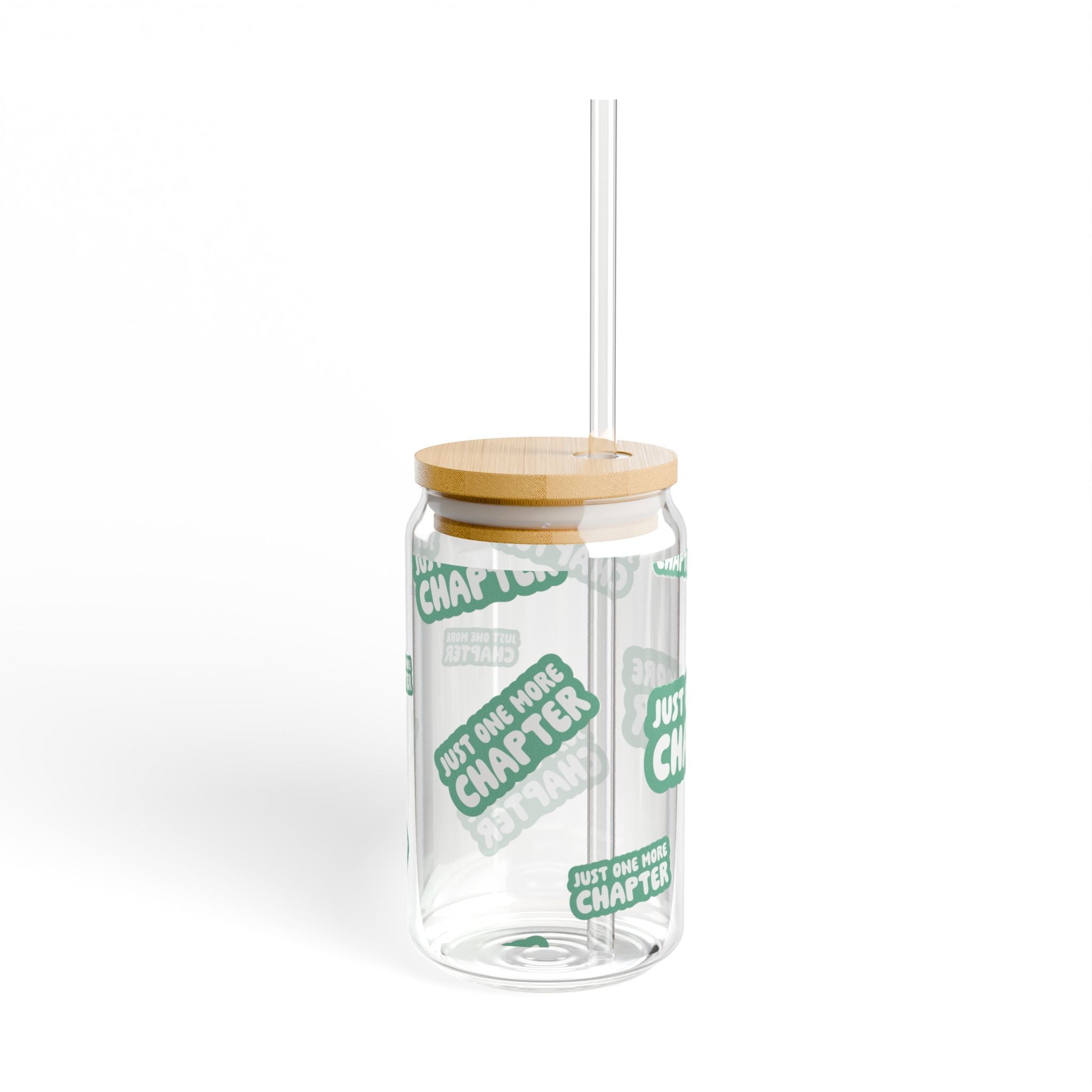 "Just One More Chapter" Sipper Glass, 16oz