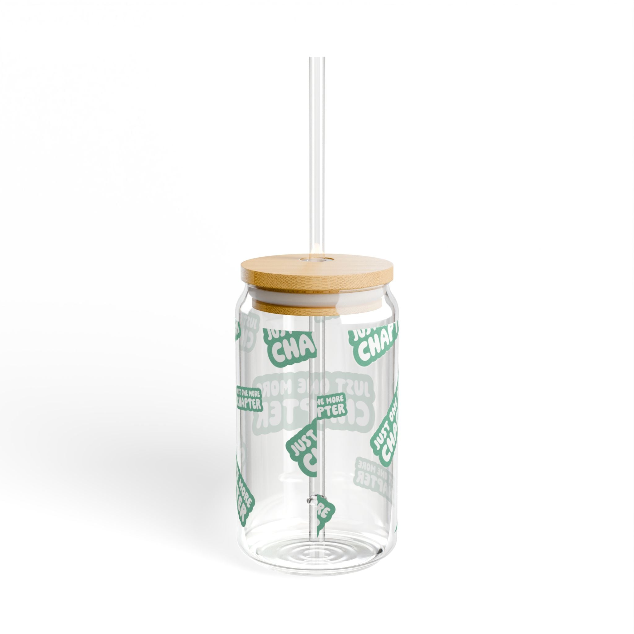 "Just One More Chapter" Sipper Glass, 16oz