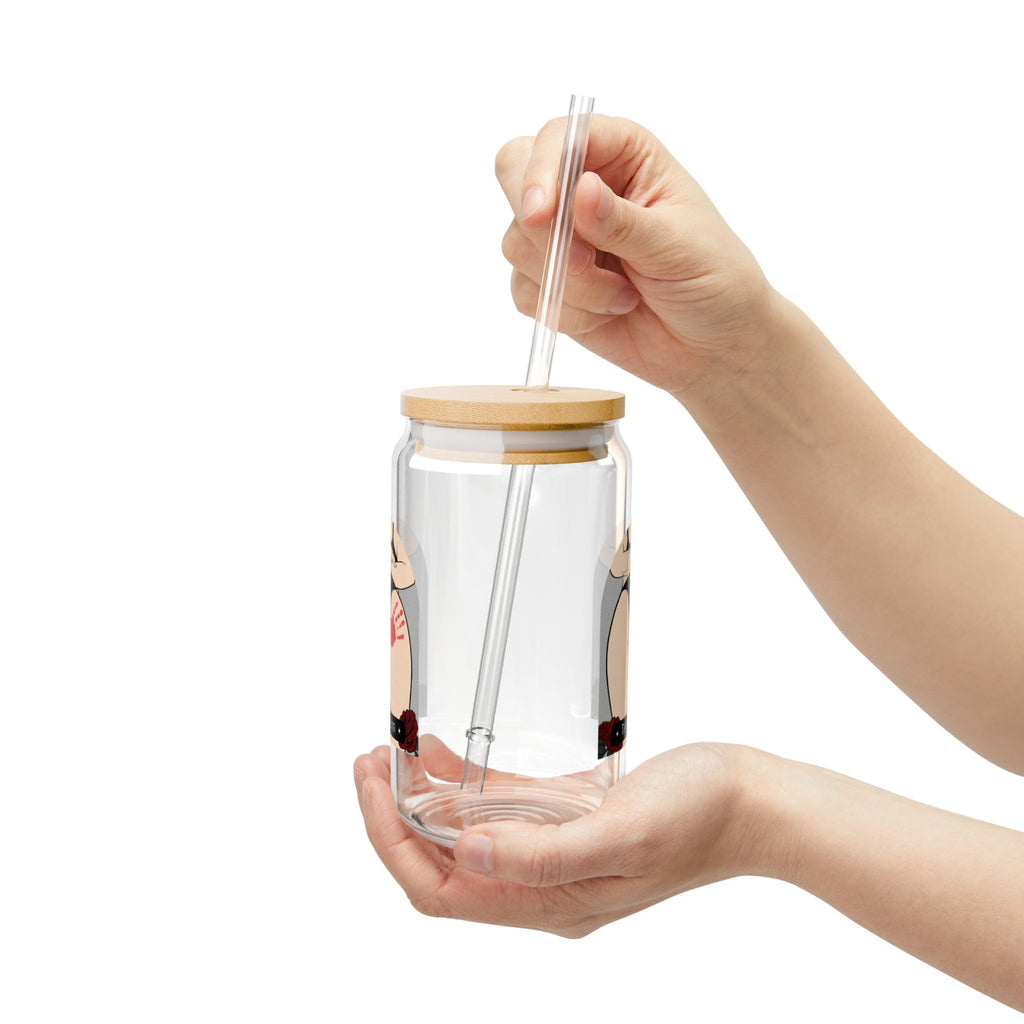 "The Spanking" Sipper Glass, 16oz