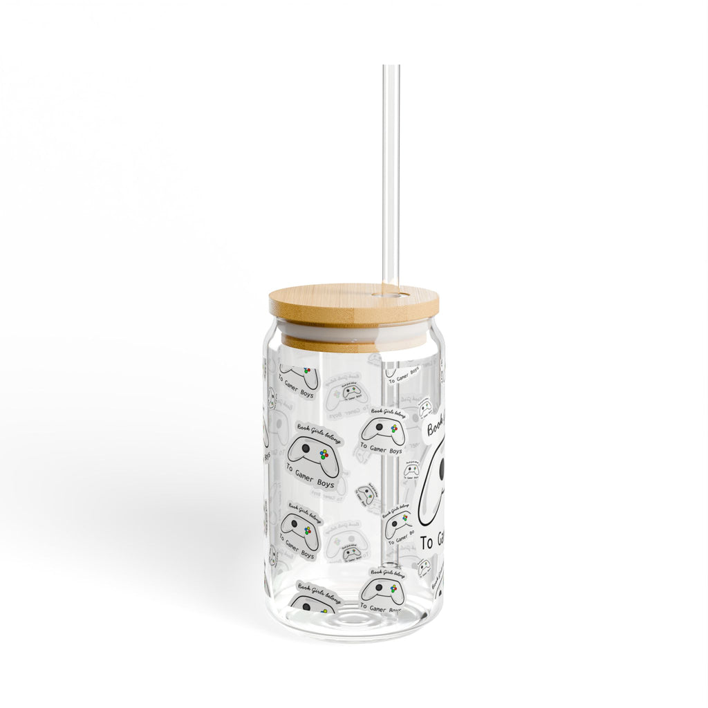 "Gamer Boy" Sipper Glass, 16oz
