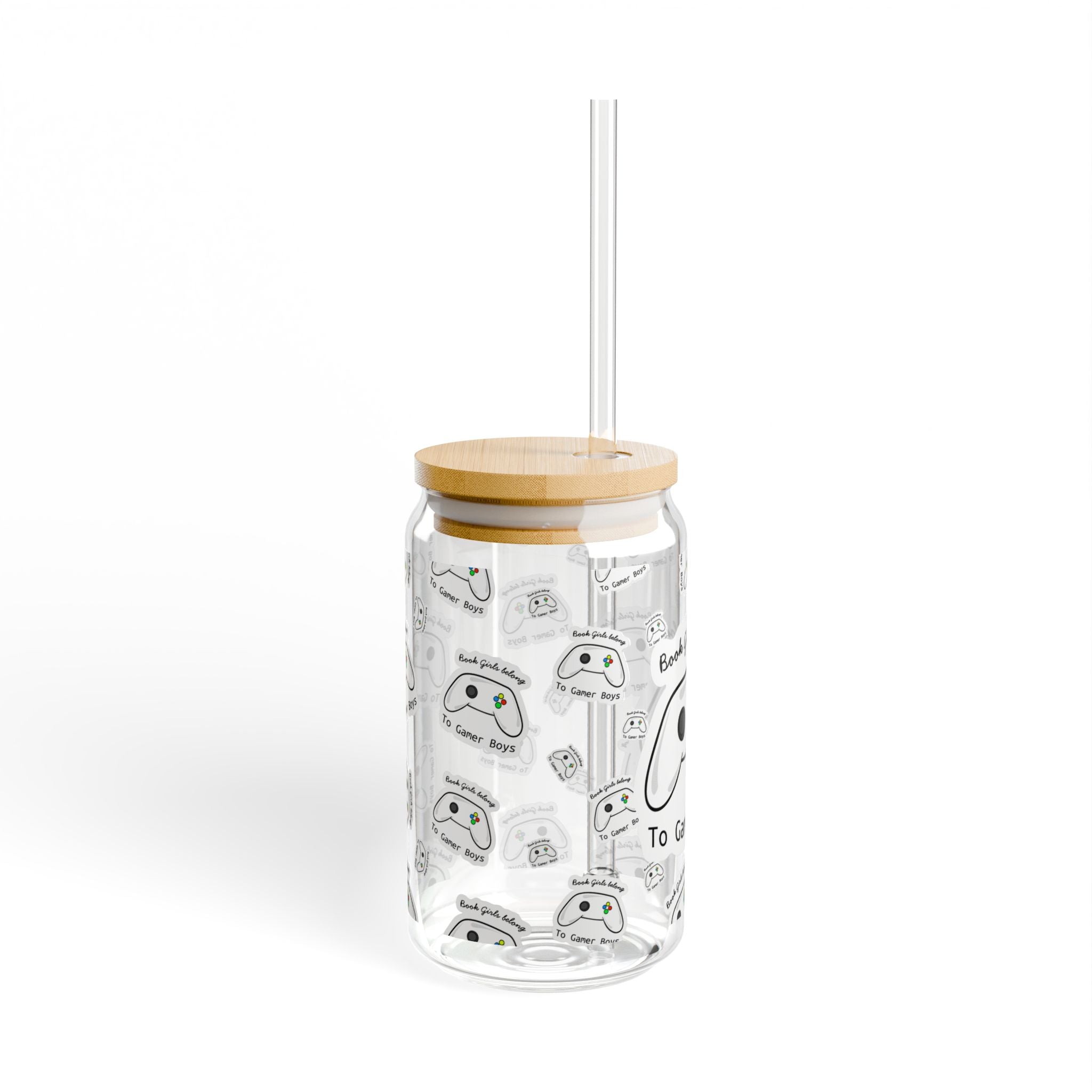 "Gamer Boy" Sipper Glass, 16oz