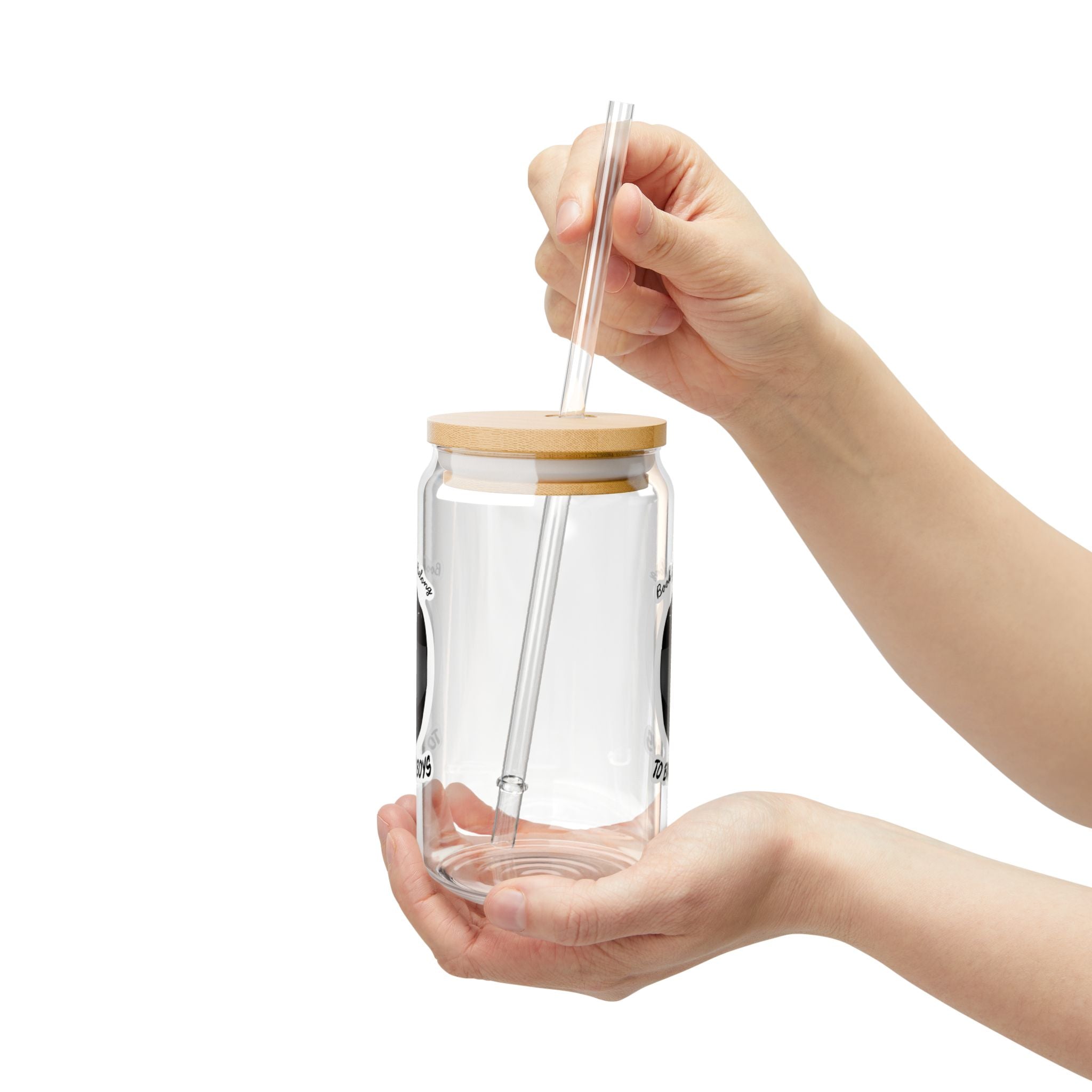 "Biker Boy" Sipper Glass, 16oz