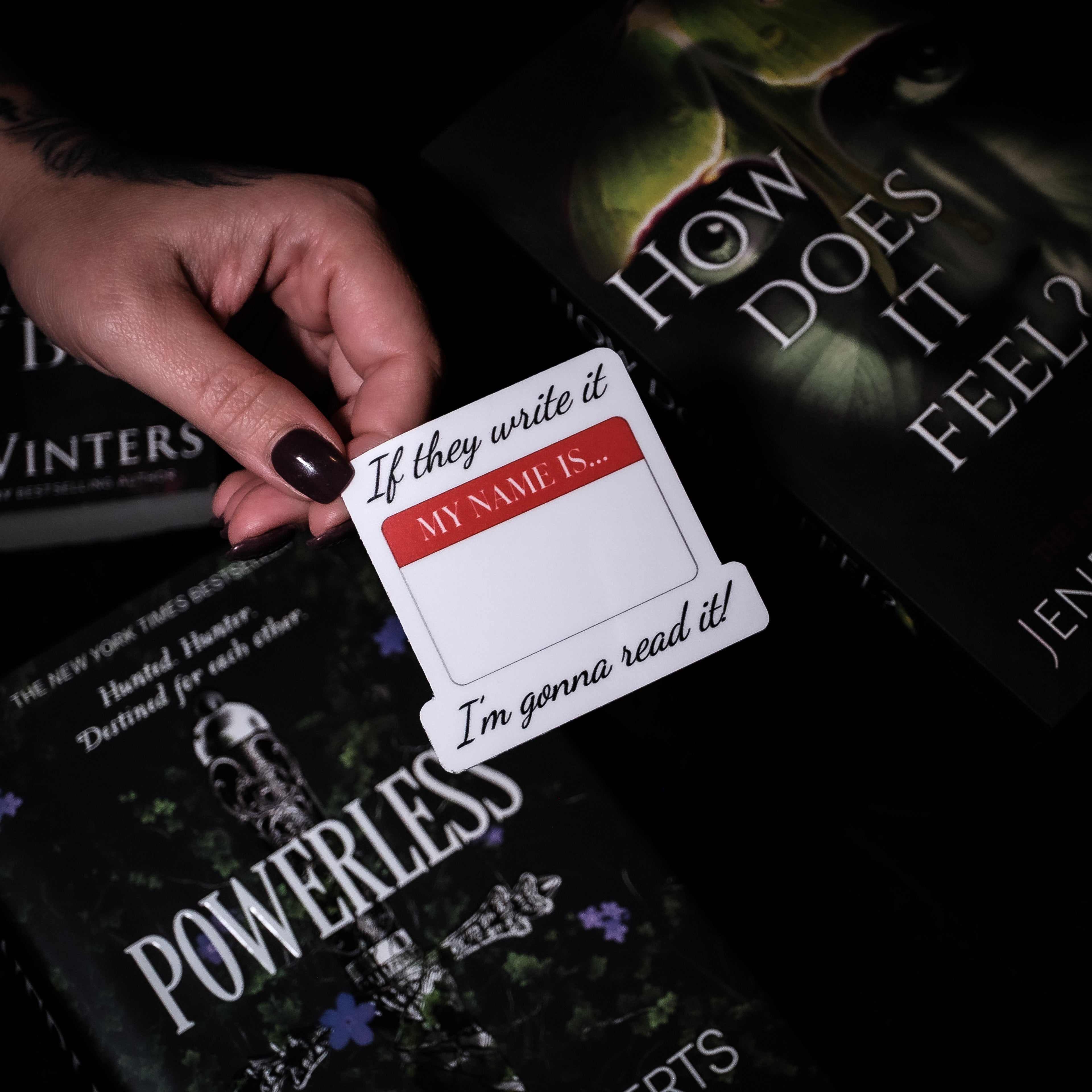 "If they write it, I'm going to read it" Sticker