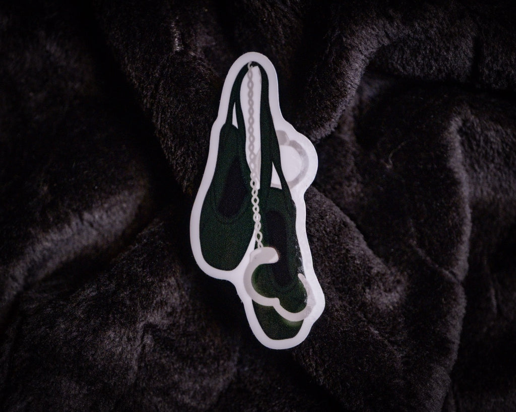 Emerald Ballet Shoes - Beautiful Little Freaks Sticker
