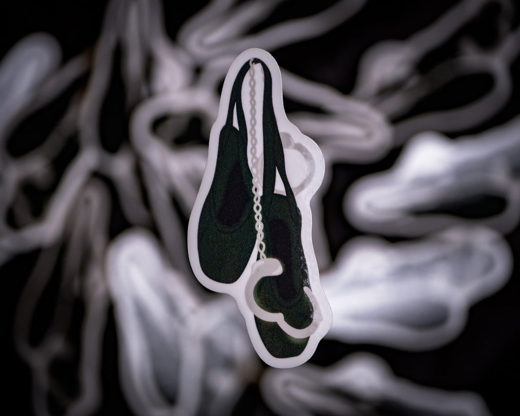 Emerald Ballet Shoes - Beautiful Little Freaks Sticker