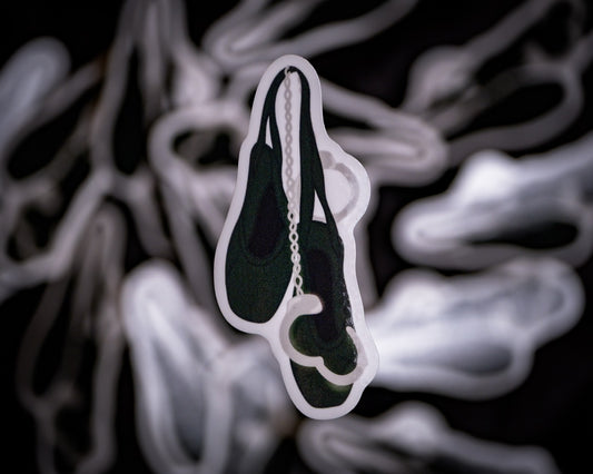 Emerald Ballet Shoes - Beautiful Little Freaks Sticker