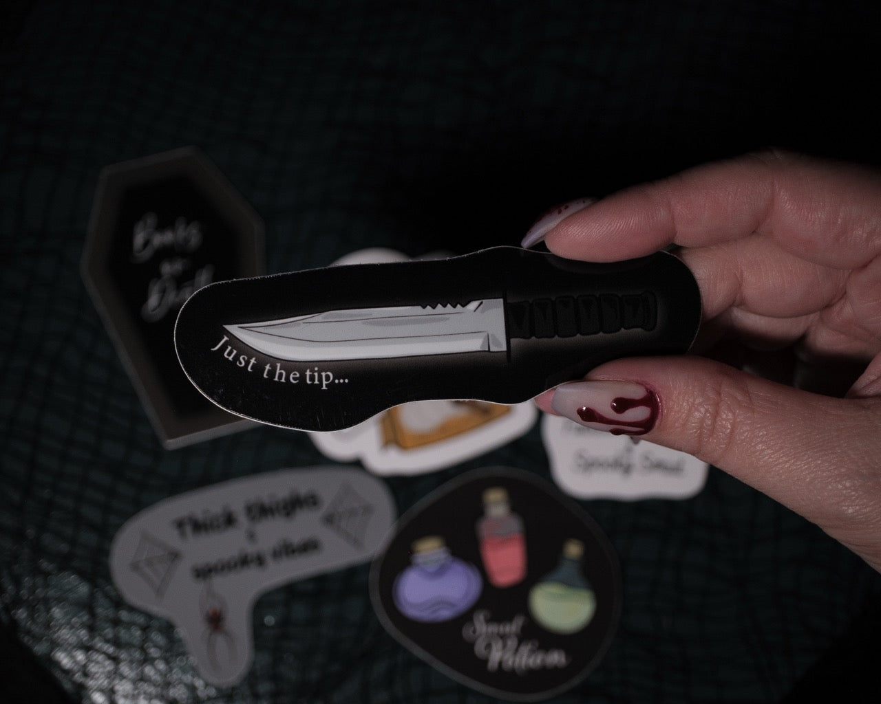Just The Tip 4.3" Sticker