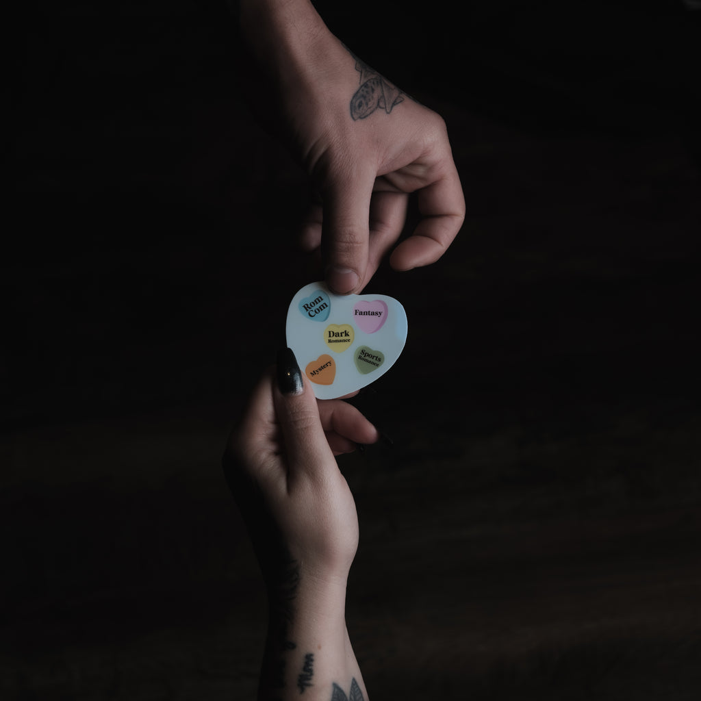 "Trope" VDay Hearts 2.5" Sticker