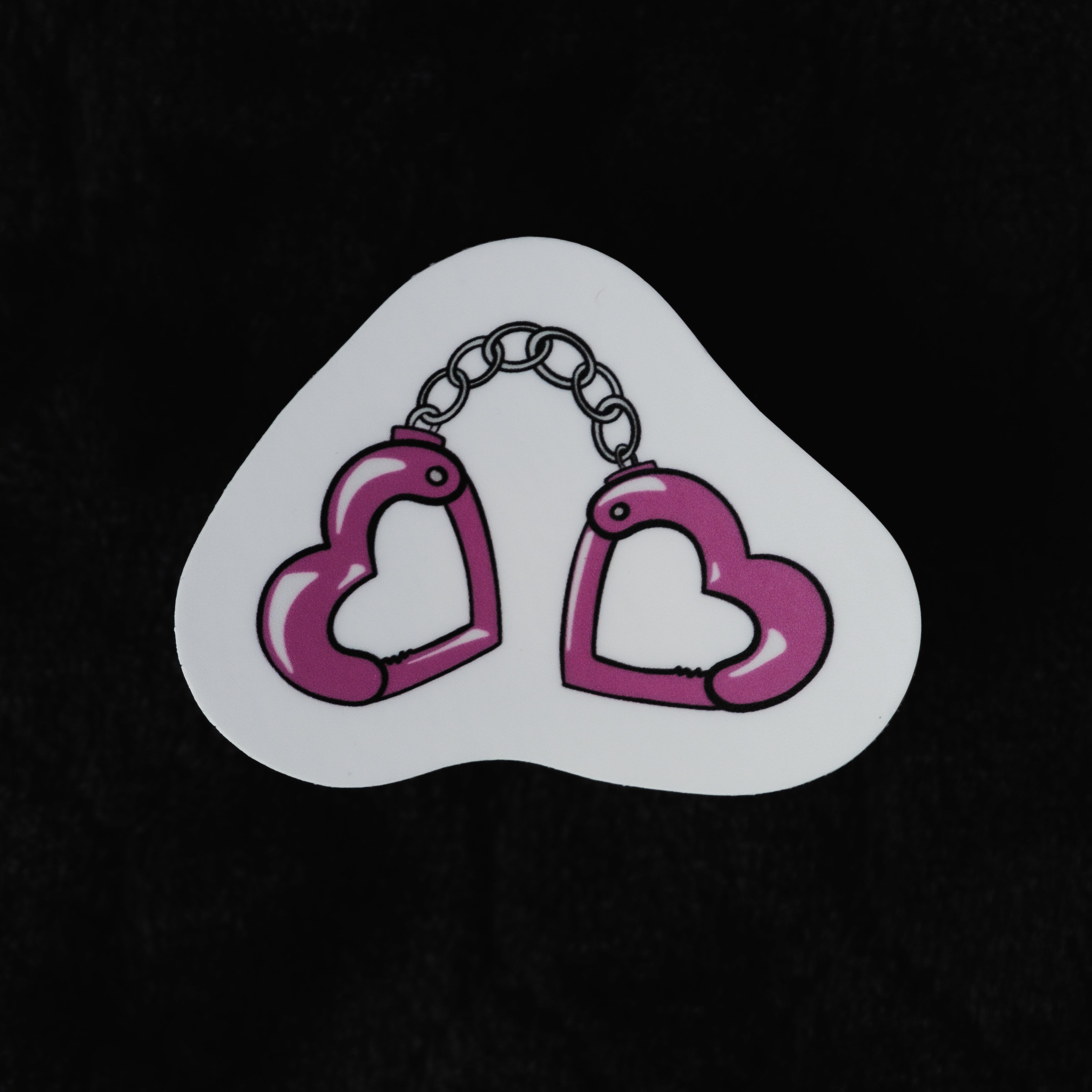 "Link-Up" Pink 2.7" Sticker