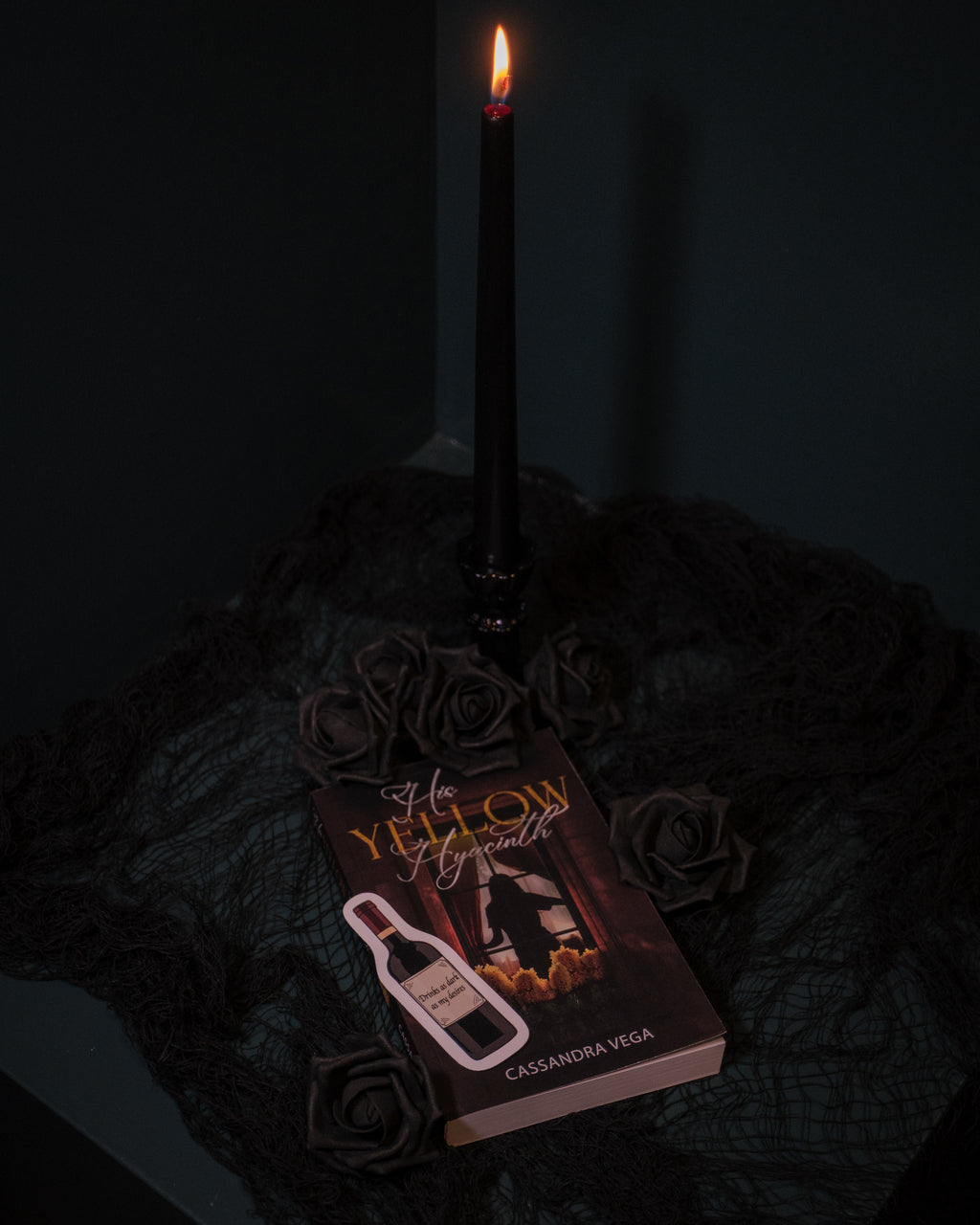 Drinks As Dark As My Desires - His Yellow Hyacinth Sticker
