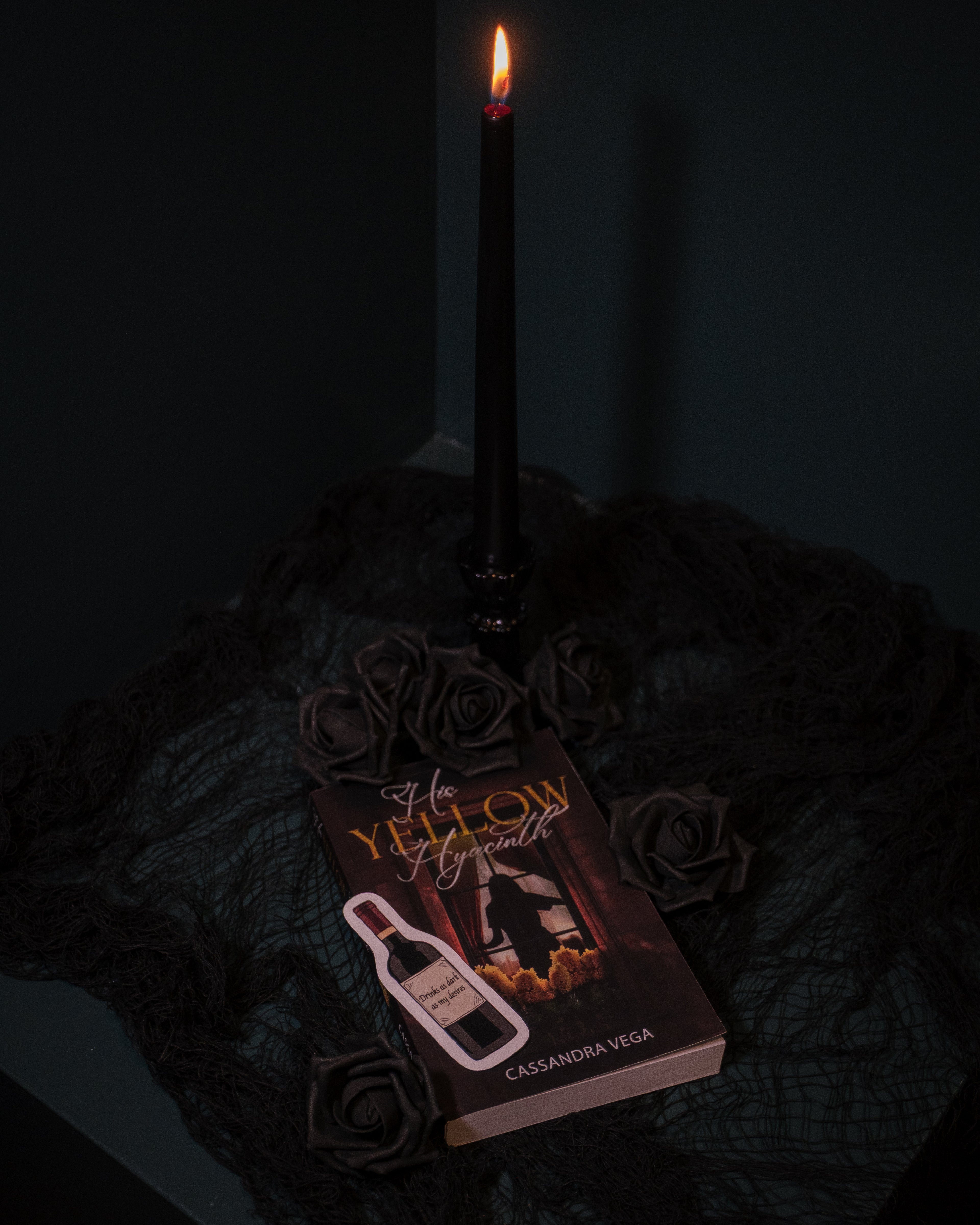 Drinks As Dark As My Desires - His Yellow Hyacinth Sticker