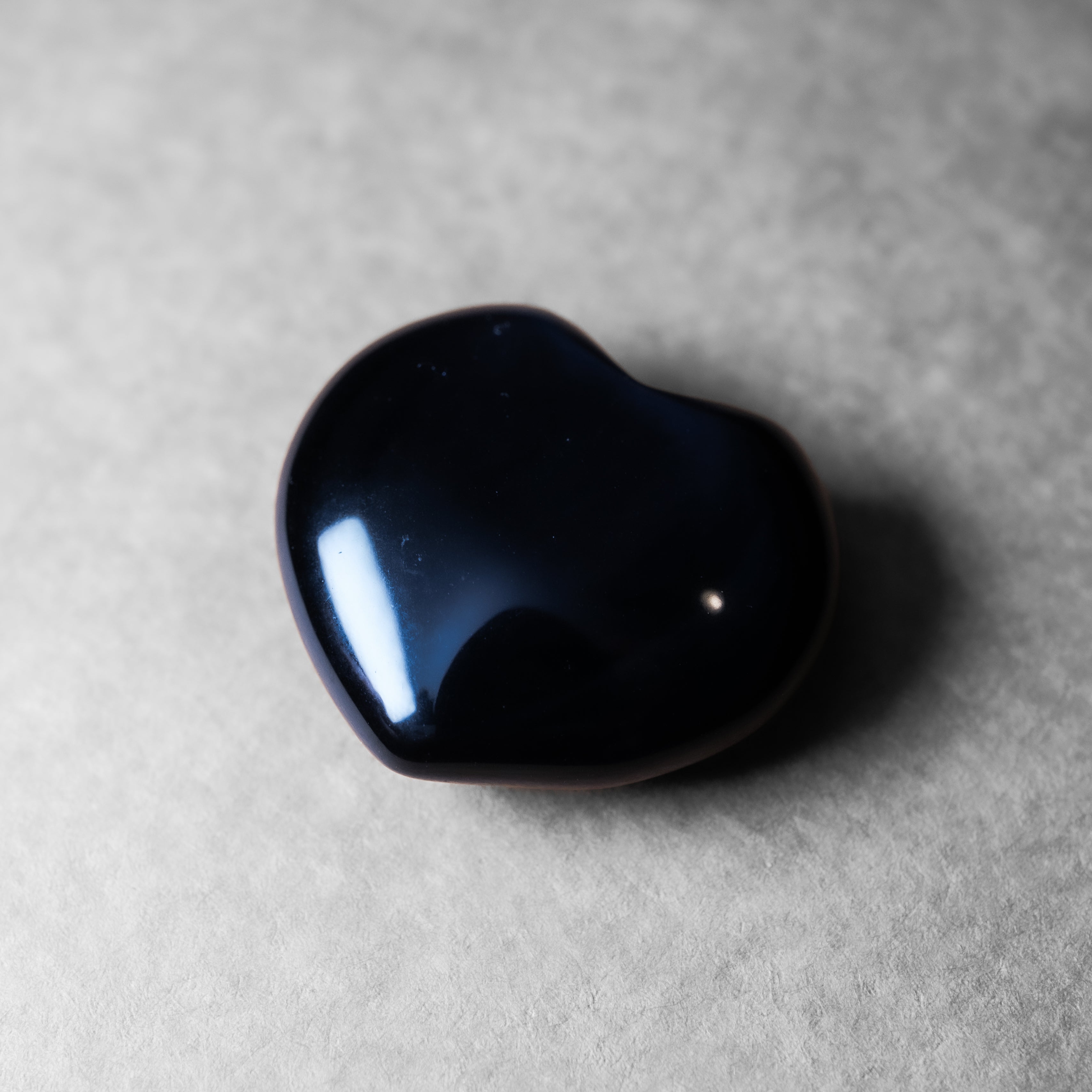 Obsidian Heart Stone