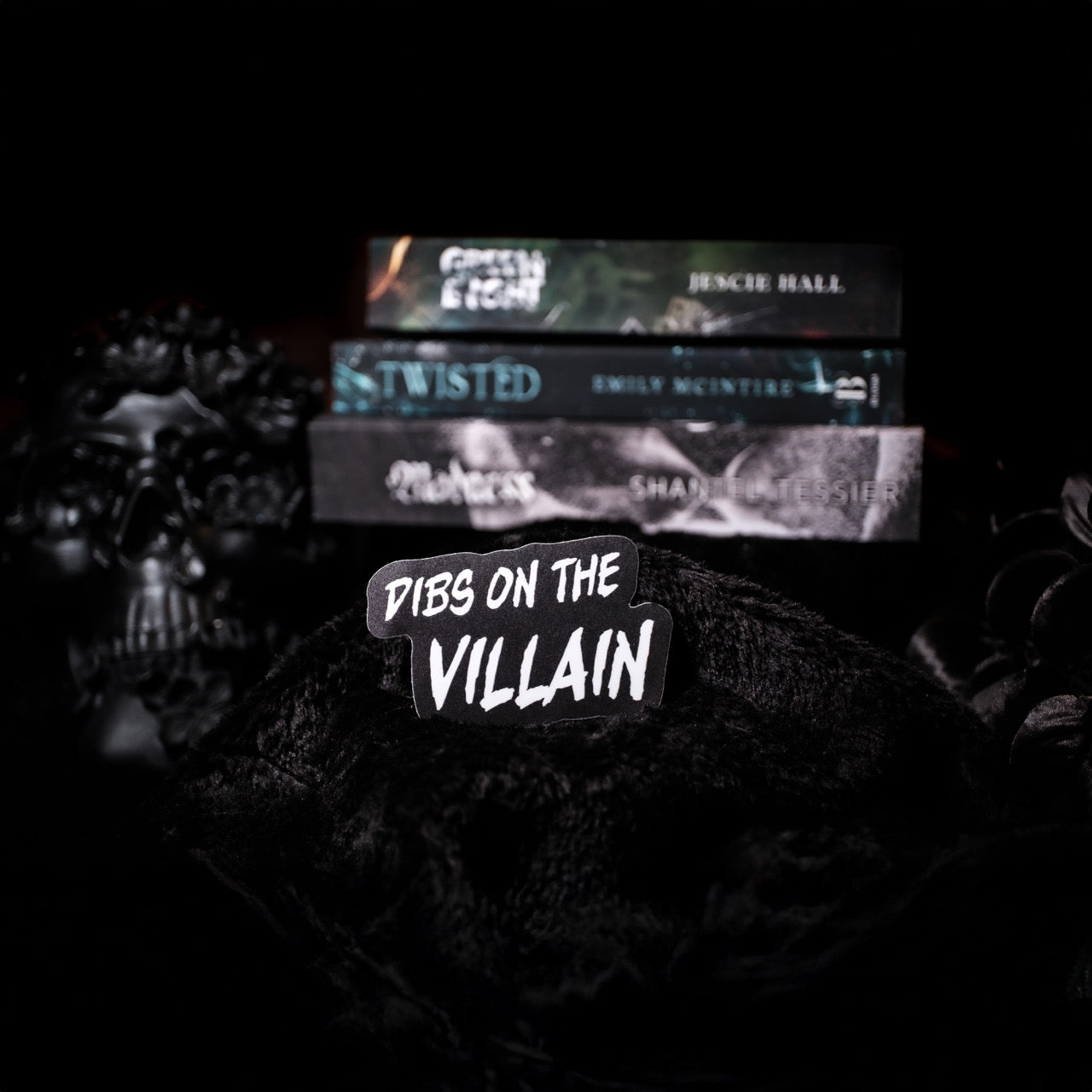 "Dibs On The Villain" Sticker