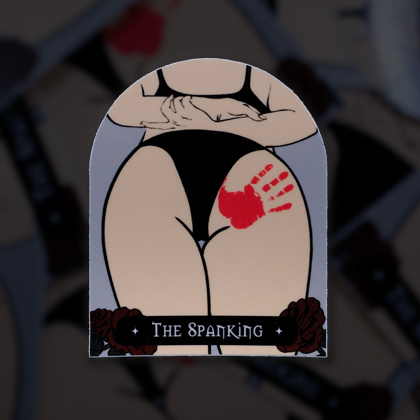 The Spanking 2.8" Sticker