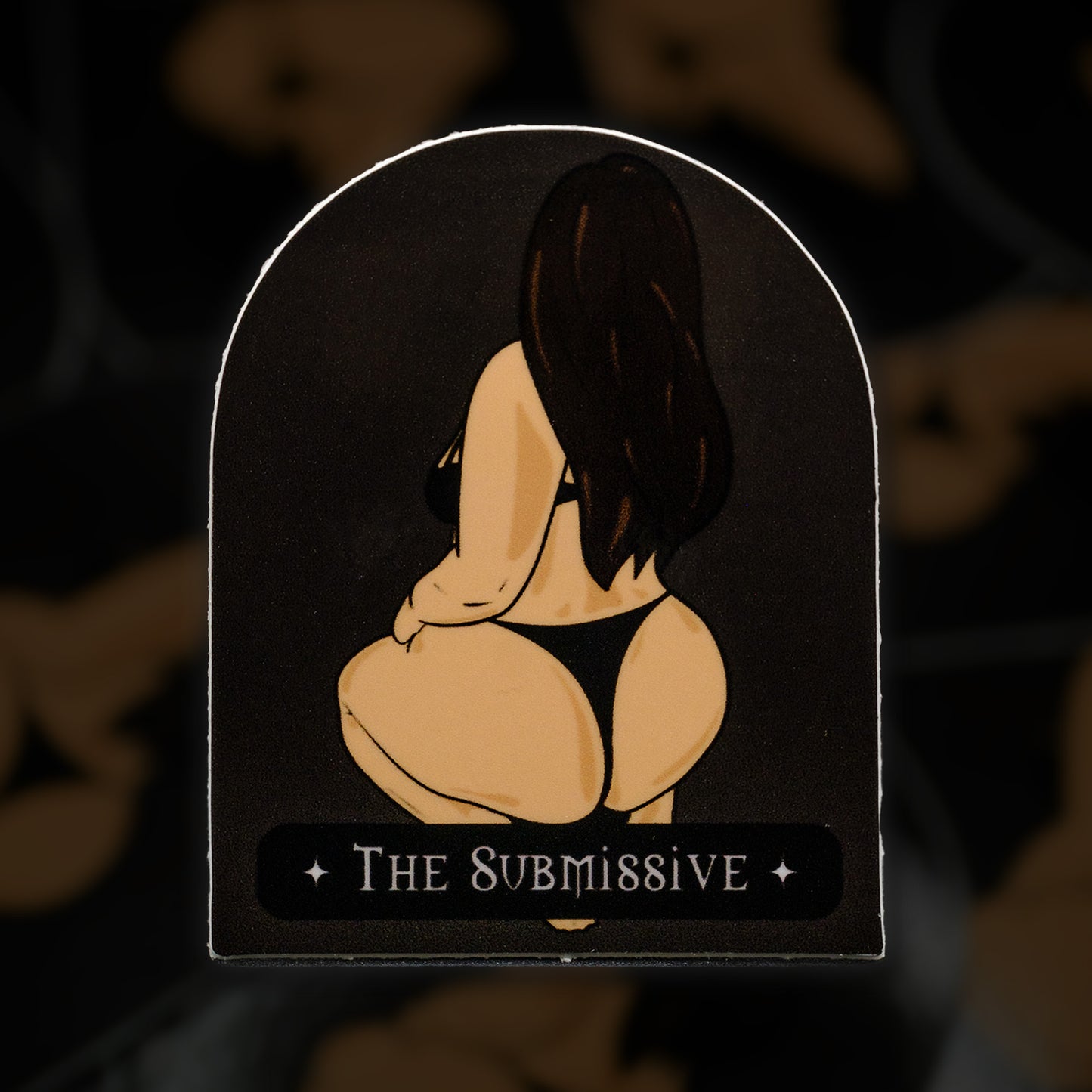 The Submissive 2.8" Sticker