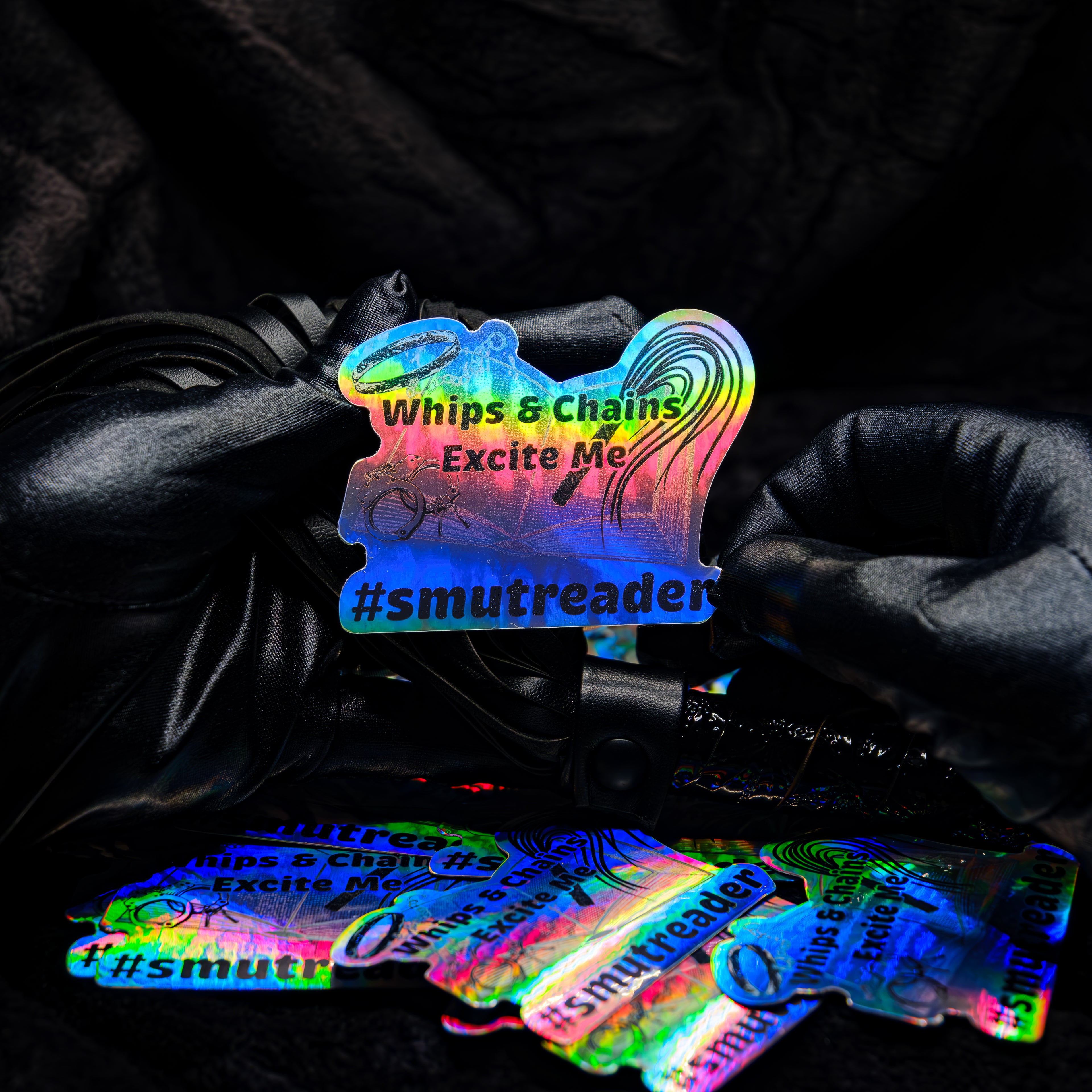 Whips & Chains Excite Me 3.5" Sticker